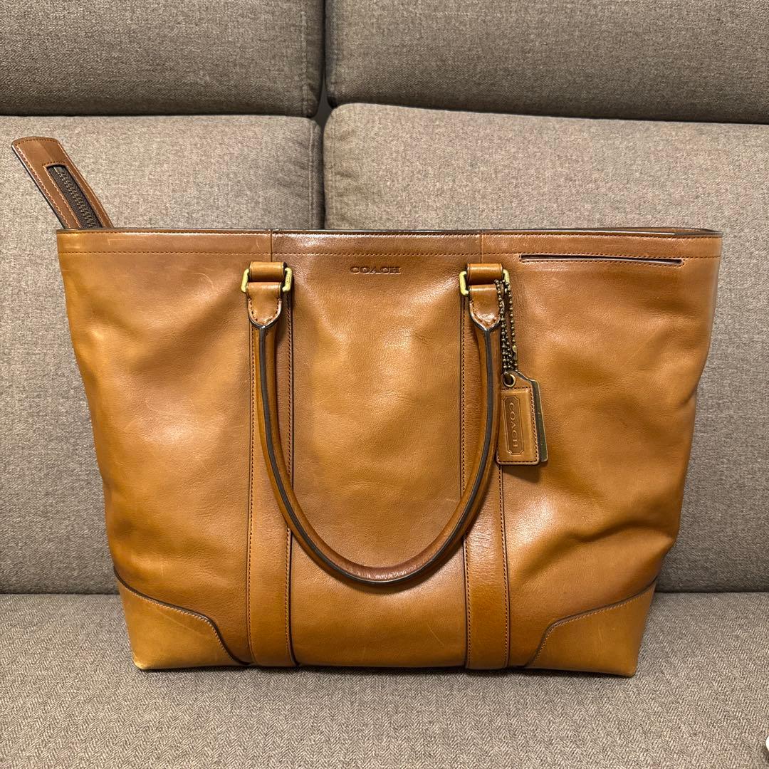 coach コーチ　ブリーカー　70600 トートバッグ　レザー　ブラウン
