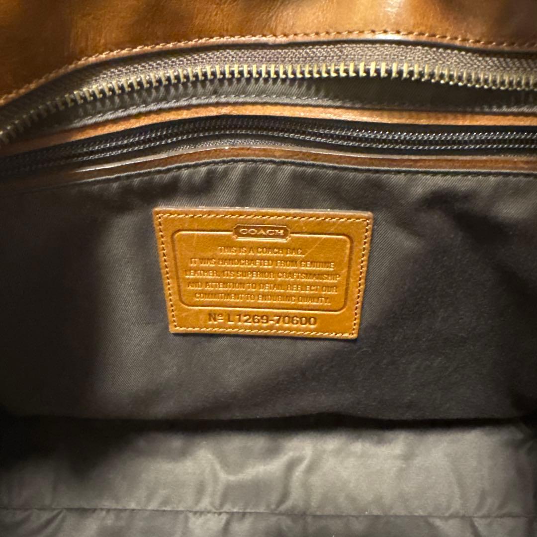 coach コーチ　ブリーカー　70600 トートバッグ　レザー　ブラウン