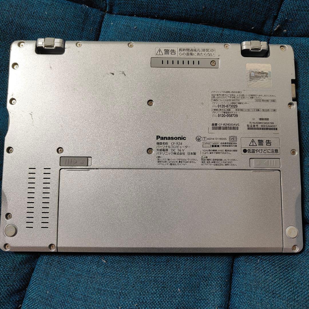 Panasonic レッツノート Let's note CF-RZ4　win11