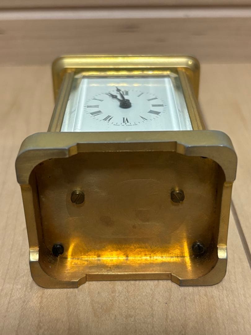 英国製 マッピン＆ウェッブ　キャリッジクロック　キー無し　非稼働品