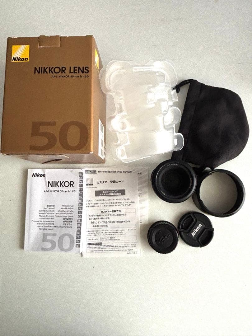 ニコン　Nikon AF-S NIKKOR 50mm f/1.8G