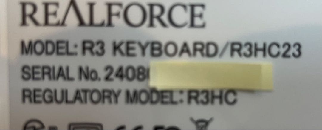 『最終値引』REALFORCE R3 ホワイト【R3HC23】押下圧30g