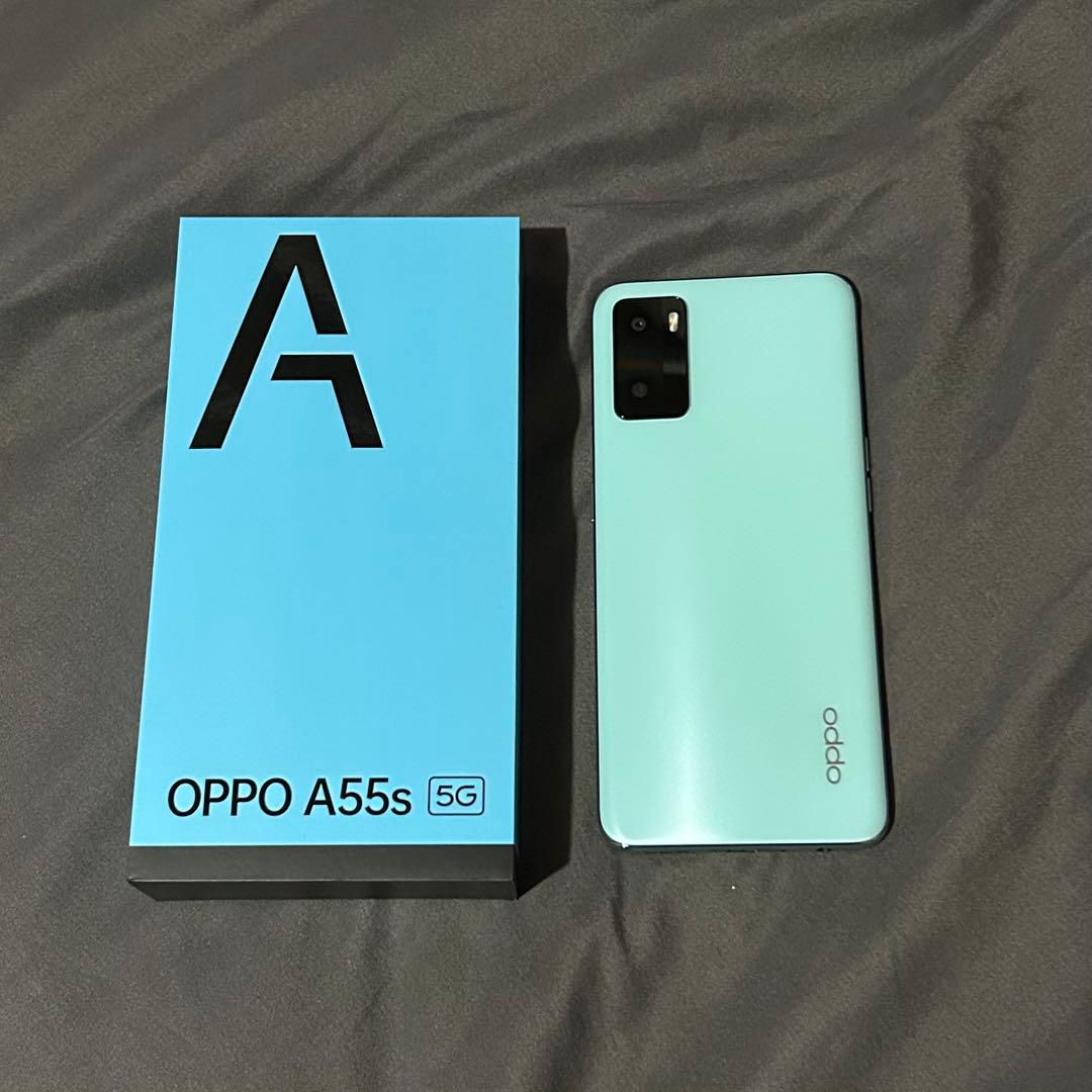 OPPO A55s 5G ミントグリーン 64GB