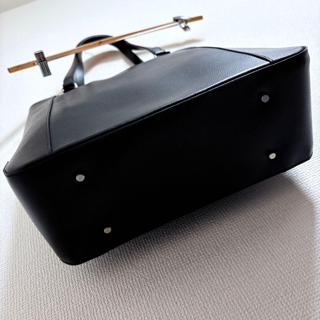 新品⬛︎aniary⬛︎レザートートバッグ⬛︎キーリング⬛︎ブラック⬛︎ビジネス⬛︎底鋲