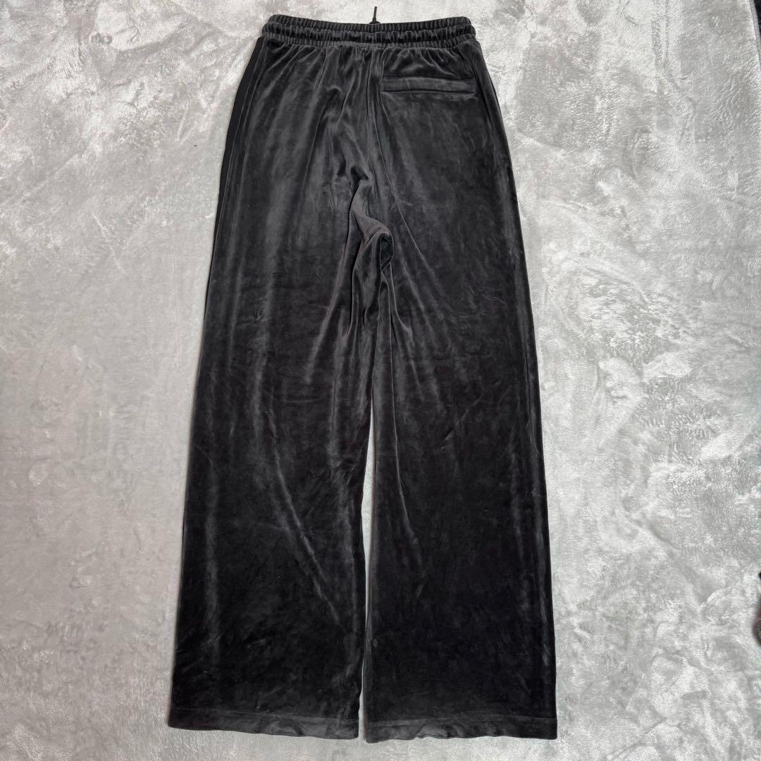 PUMA プーマ ベロア セットアップ オールブラック トラックジャケット