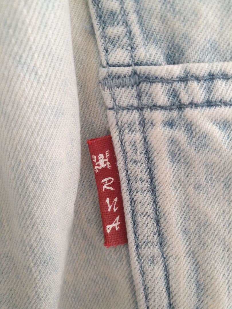 URCH RNA ケミカル加工のワイドストレートパンツ