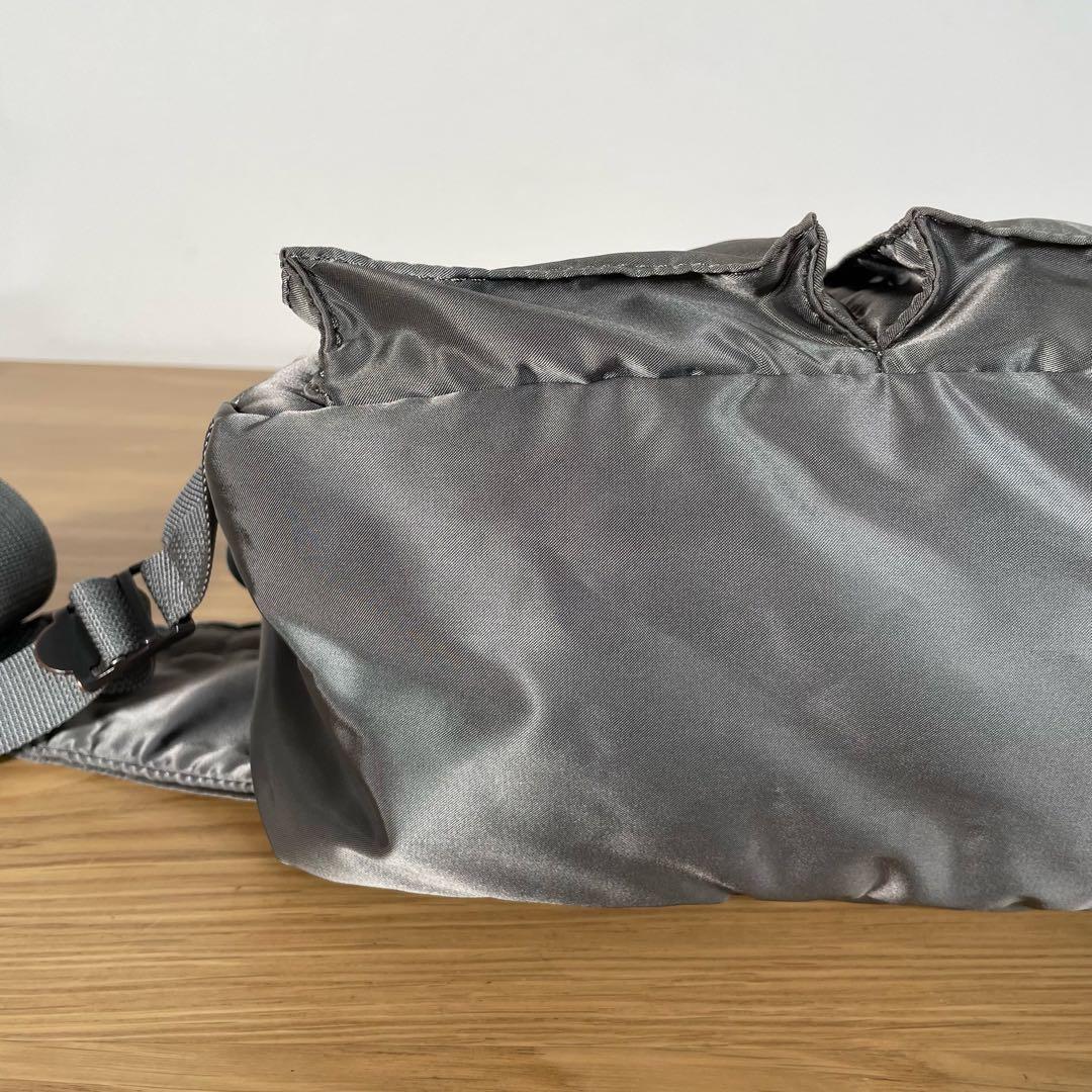 ポーター　ウエストポーチ　ウエストバッグ　ボディバッグ　グレー