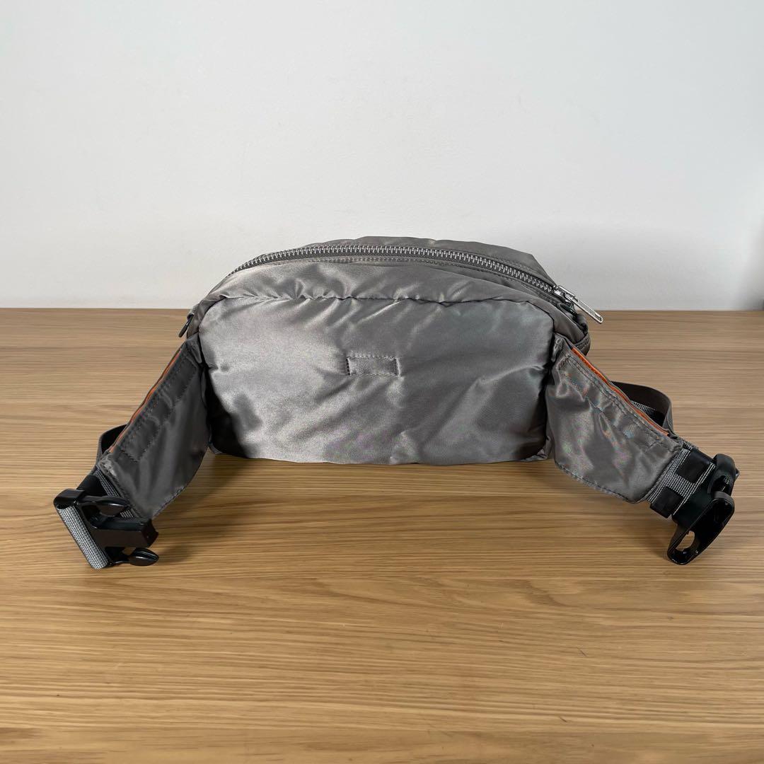ポーター　ウエストポーチ　ウエストバッグ　ボディバッグ　グレー