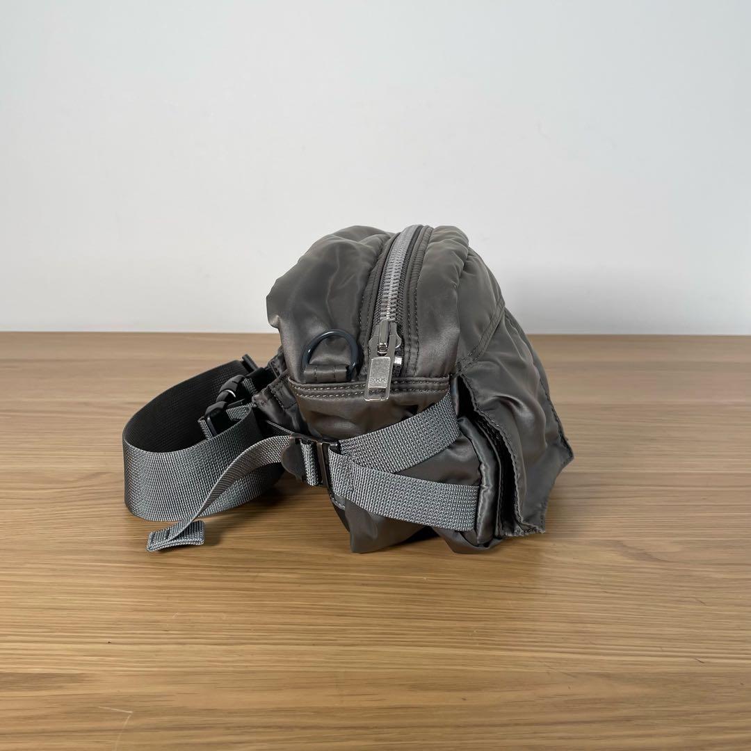 ポーター　ウエストポーチ　ウエストバッグ　ボディバッグ　グレー