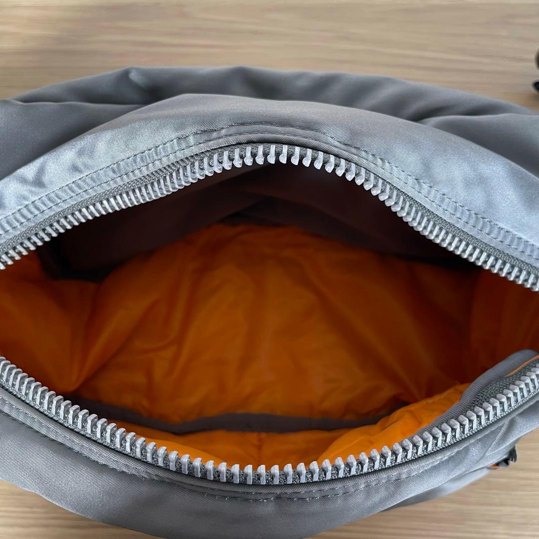 ポーター　ウエストポーチ　ウエストバッグ　ボディバッグ　グレー