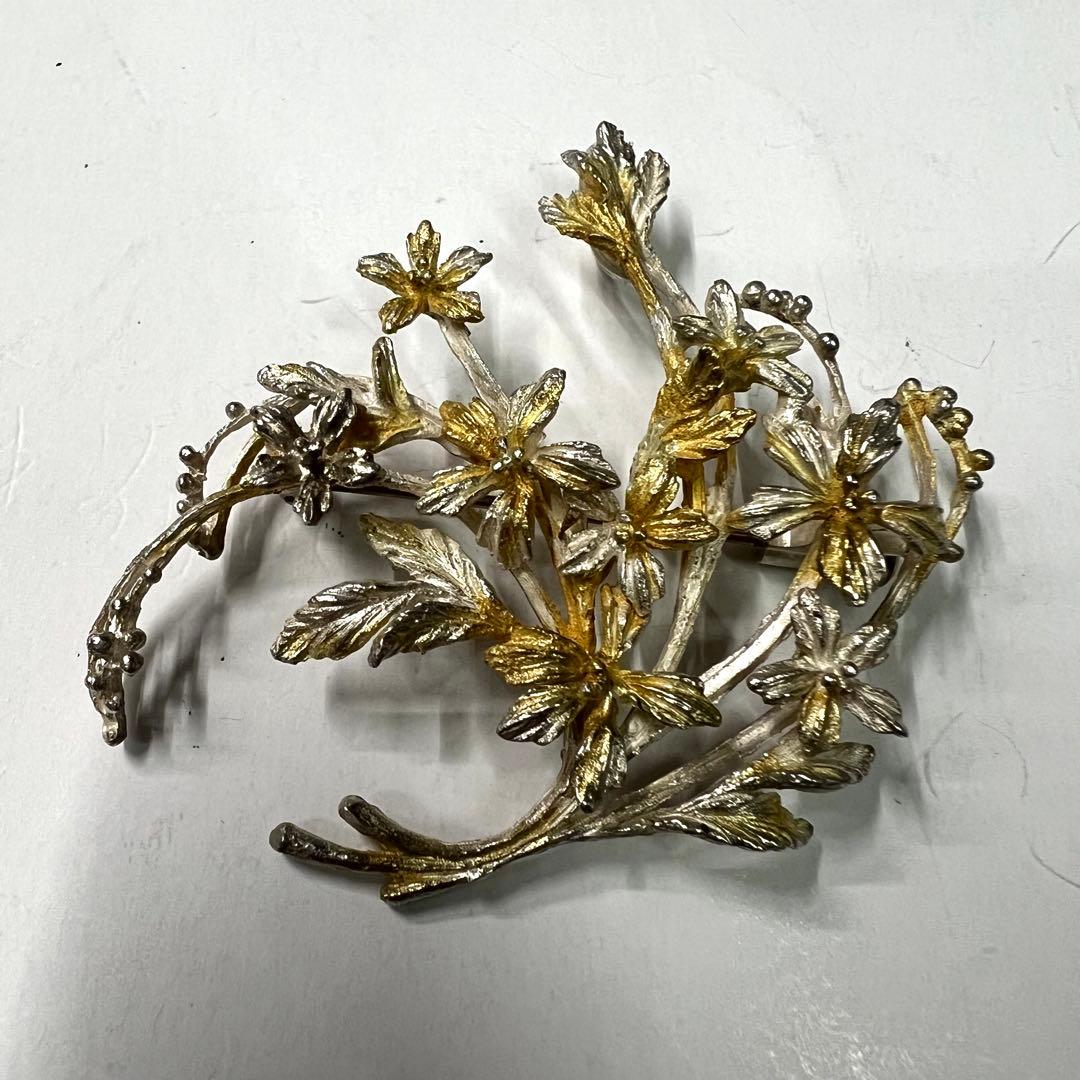 岩倉康二 シルバー silver ブローチ ペンダント 康二刻印