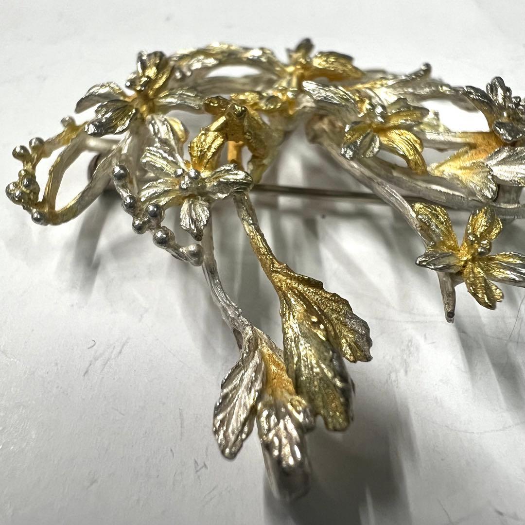 岩倉康二 シルバー silver ブローチ ペンダント 康二刻印