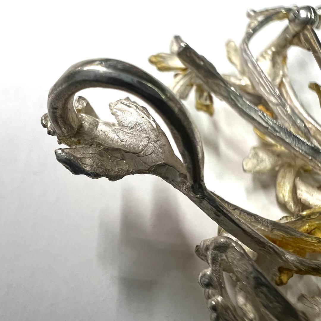 岩倉康二 シルバー silver ブローチ ペンダント 康二刻印