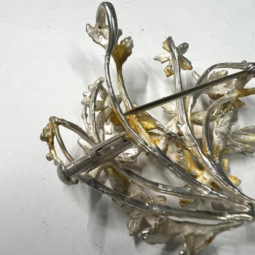 岩倉康二 シルバー silver ブローチ ペンダント 康二刻印