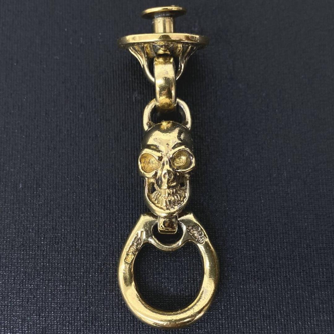 Bill Wall Leather カスタム スカル ウォレット リング