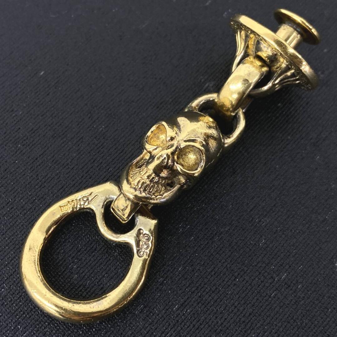 Bill Wall Leather カスタム スカル ウォレット リング