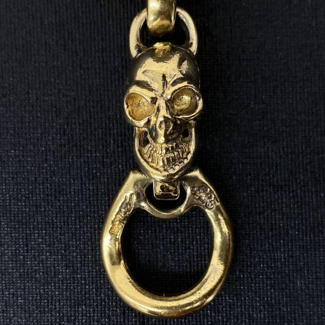 Bill Wall Leather カスタム スカル ウォレット リング