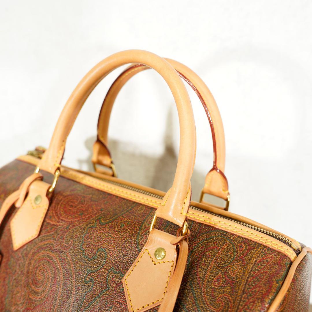 ETRO エトロペイズリー柄デザインボストンバッグ