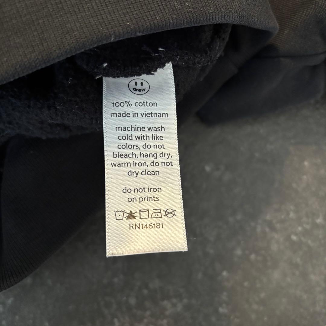 drew house 黒　パーカー　XS