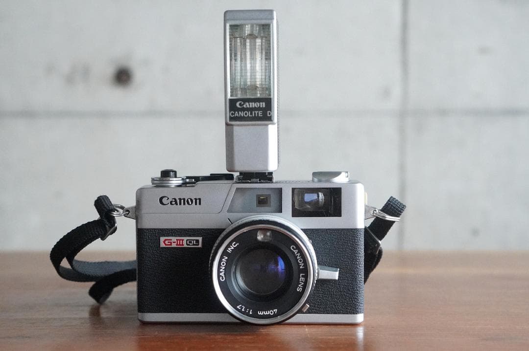 【GW中値下げ】 Canonet Giii QL17 +純正ストロボ