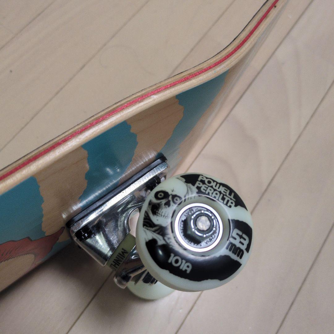 Powell スケボーコンプリート 8inc スケートボード RIPPER柄