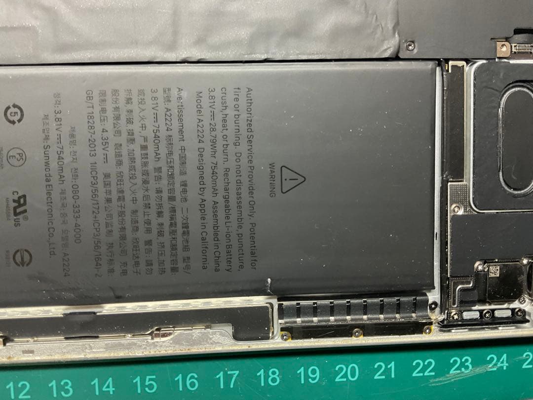 (くりずん ）Apple iPad本体 内部構造
