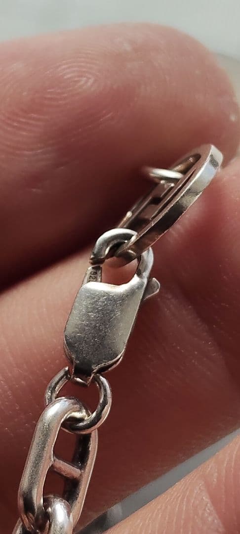 【極太】ネックレスチェーンシルバー925　メキシカンジュエリー好きにも