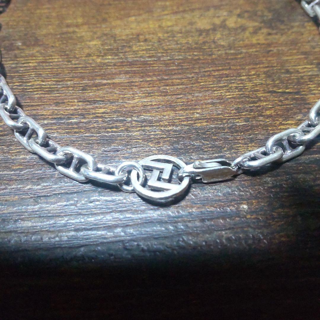 【極太】ネックレスチェーンシルバー925　メキシカンジュエリー好きにも