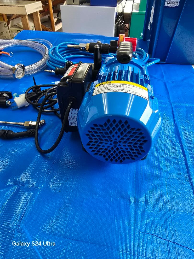 ぽ*ん様 1美品！エアコン高圧洗浄機本体セット丸山製作所