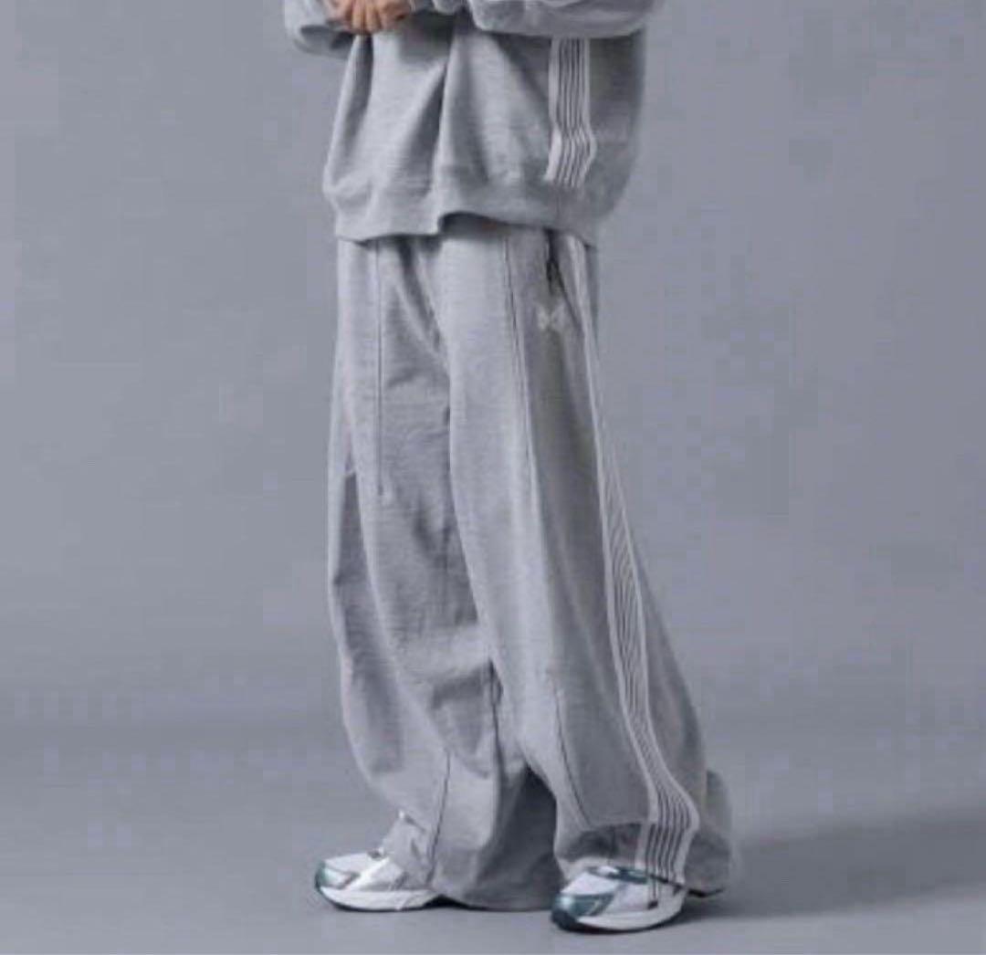 早い者勝ちneedles LHP 別注　スウェットパンツ　グレーヒザデル　S