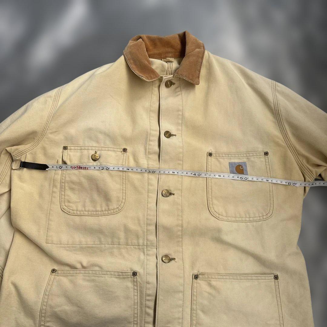 USA製　カーハート　裏地無し　チョアコート　カバーオール　デトロイトジャケット