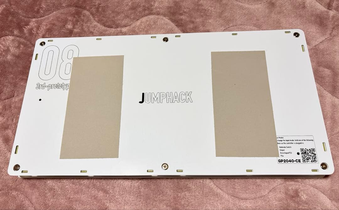JUMPHACK 08 3rd XL24mmレバーレス白天板ワンフレーム白ボタン
