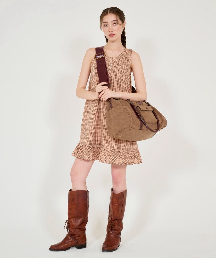 ウ*ラ様 TINA:JOJUN ティーナジョジュン ショルダー付きトラベルバッグ