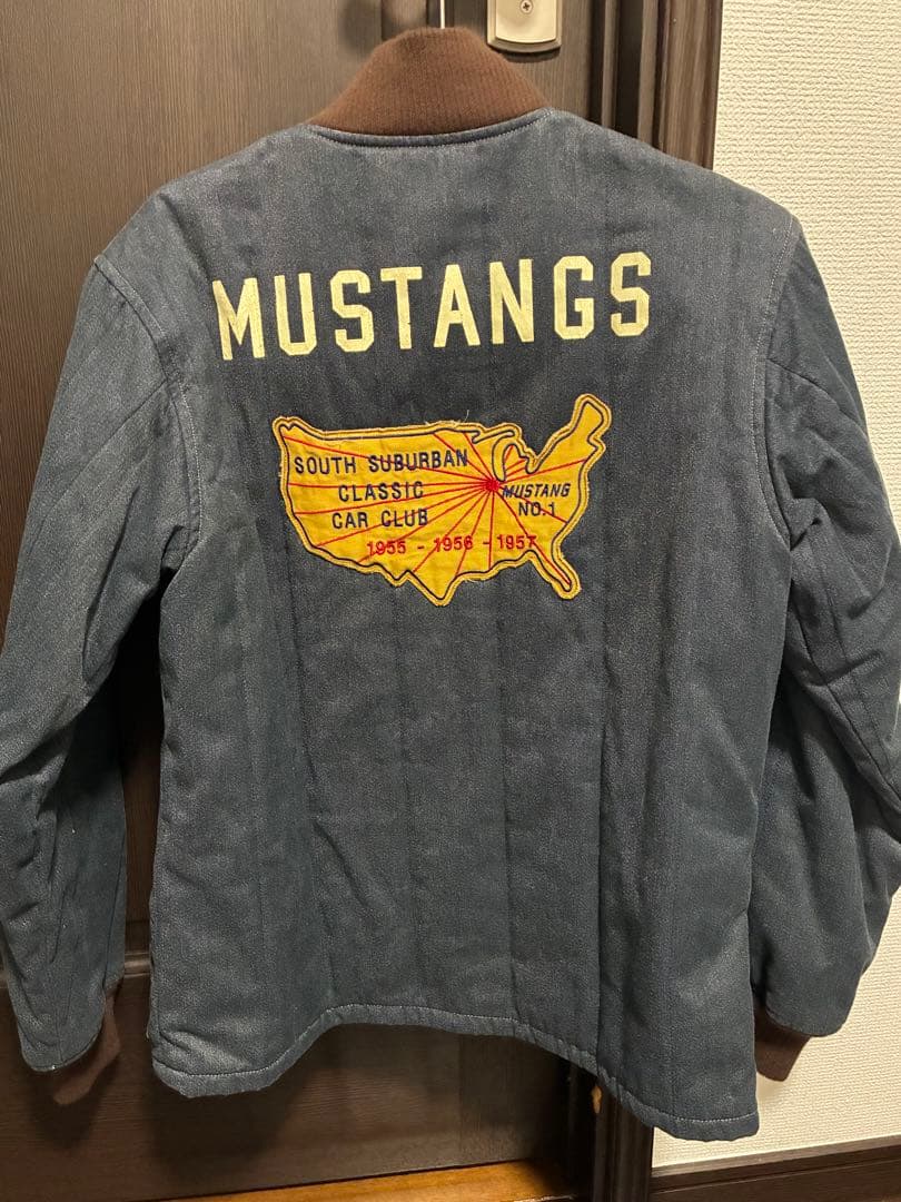 Pherrow's 中綿キルティングジャケット\"MUSTANGS\"38