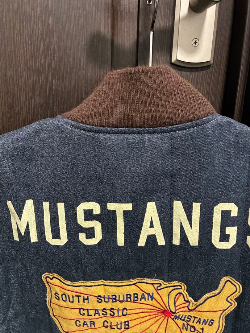 Pherrow's 中綿キルティングジャケット\"MUSTANGS\"38