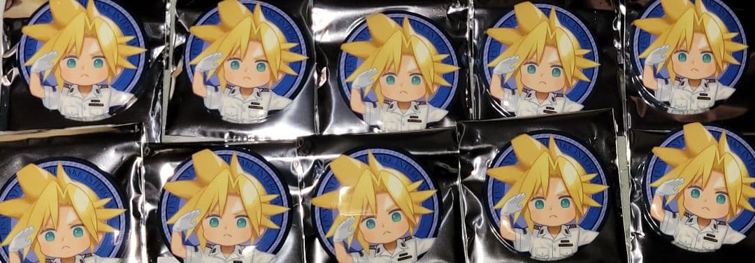 ファイナルファンタジー7 JR東海 クラウド 缶バッジ 10点 セット