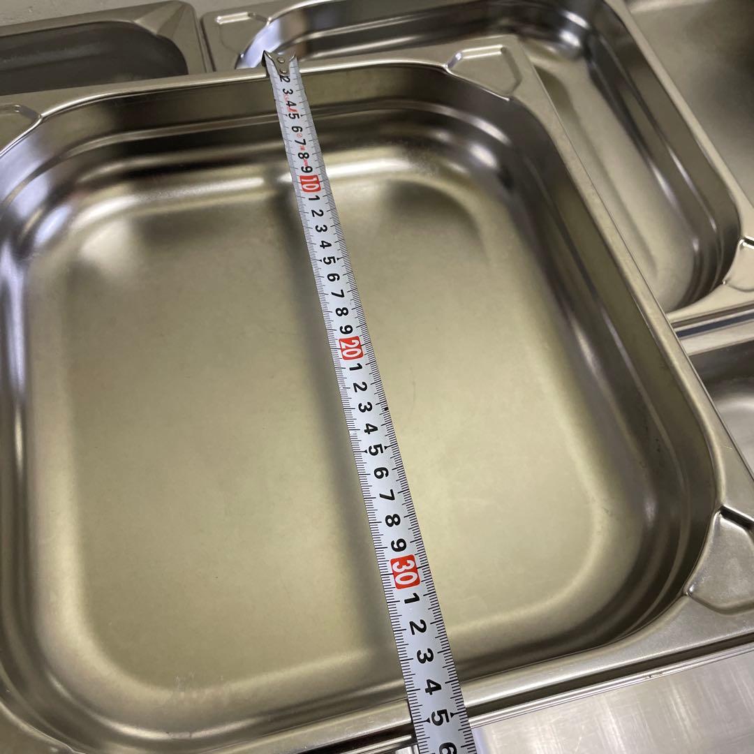 コンベクションオーブン用ホテルパン各種16個+蓋13枚