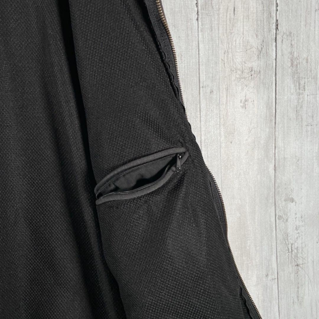 カーハート 裏サーマル ジップアップ パーカー ダブルフェイス S ブラック