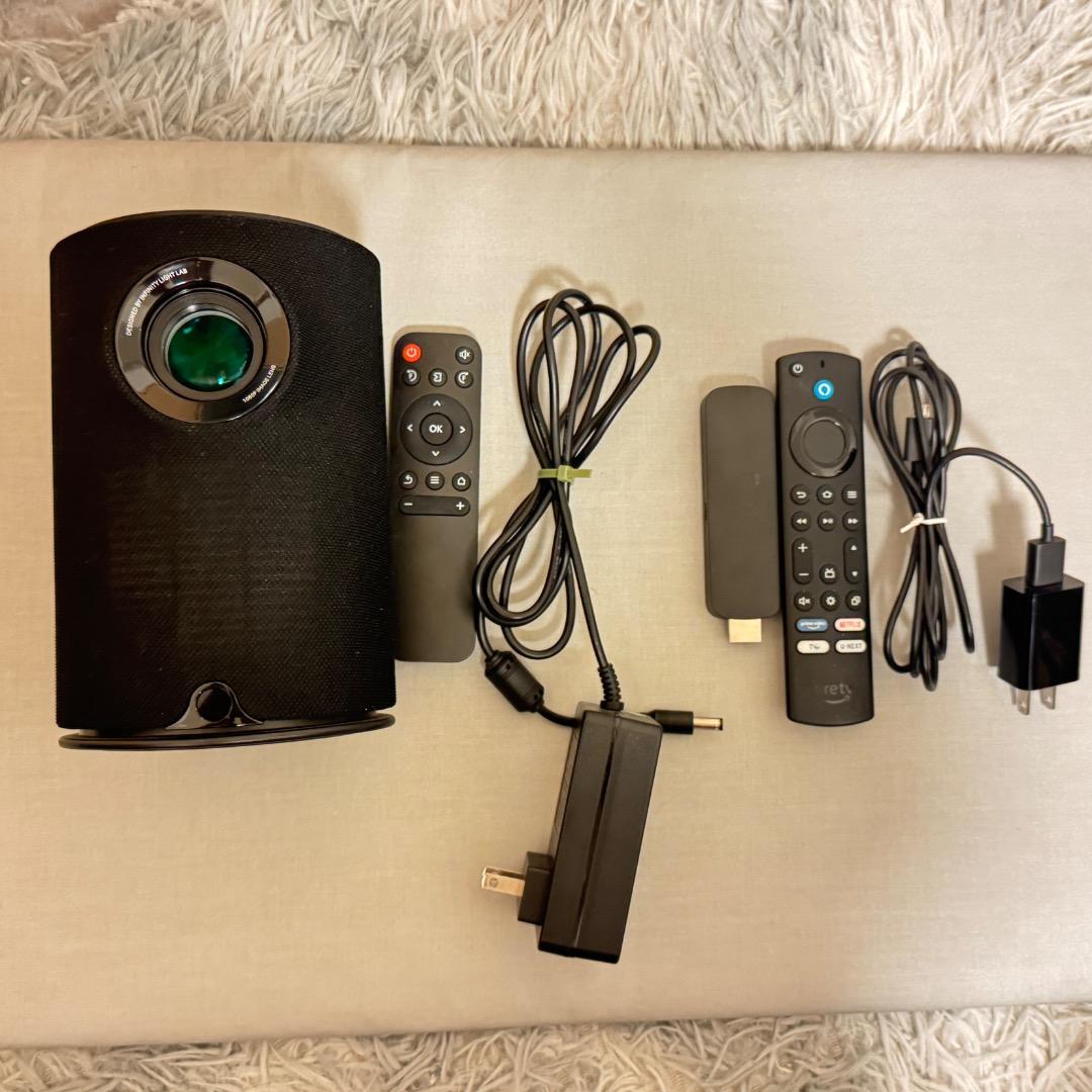 ifarnr小型プロジェクター ＋ Fire TV Stick 4KMax