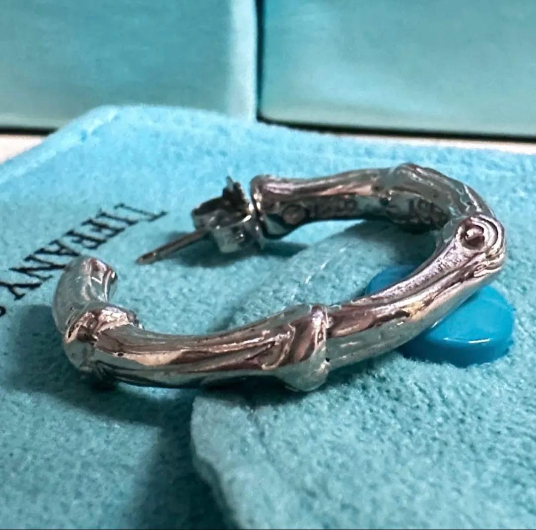 TIFFANY&Co. ティファニー バンブー フープピアス シルバー　ピアス