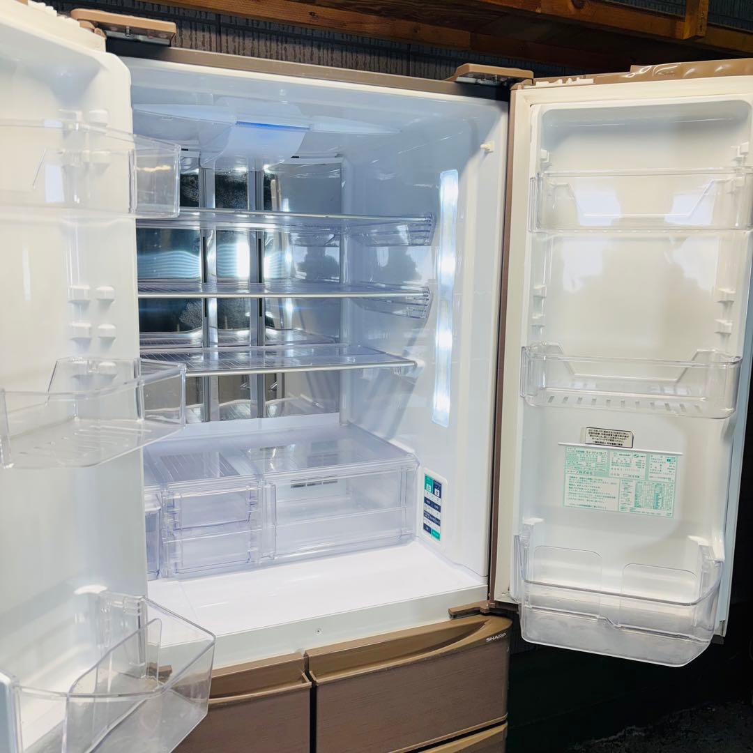 SHARP 465L 冷蔵庫 大容量 観音開き ファミリー【地域限定配送無料】
