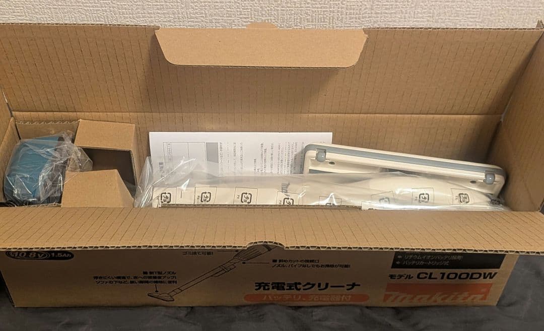 マキタ Makita 充電式ハンディクリーナー CL100DW　３台　フィルタ付