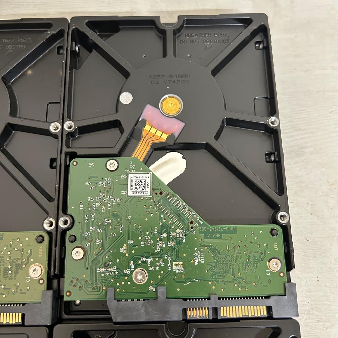 WD HDD 2TB WD20PURZ 4個セット