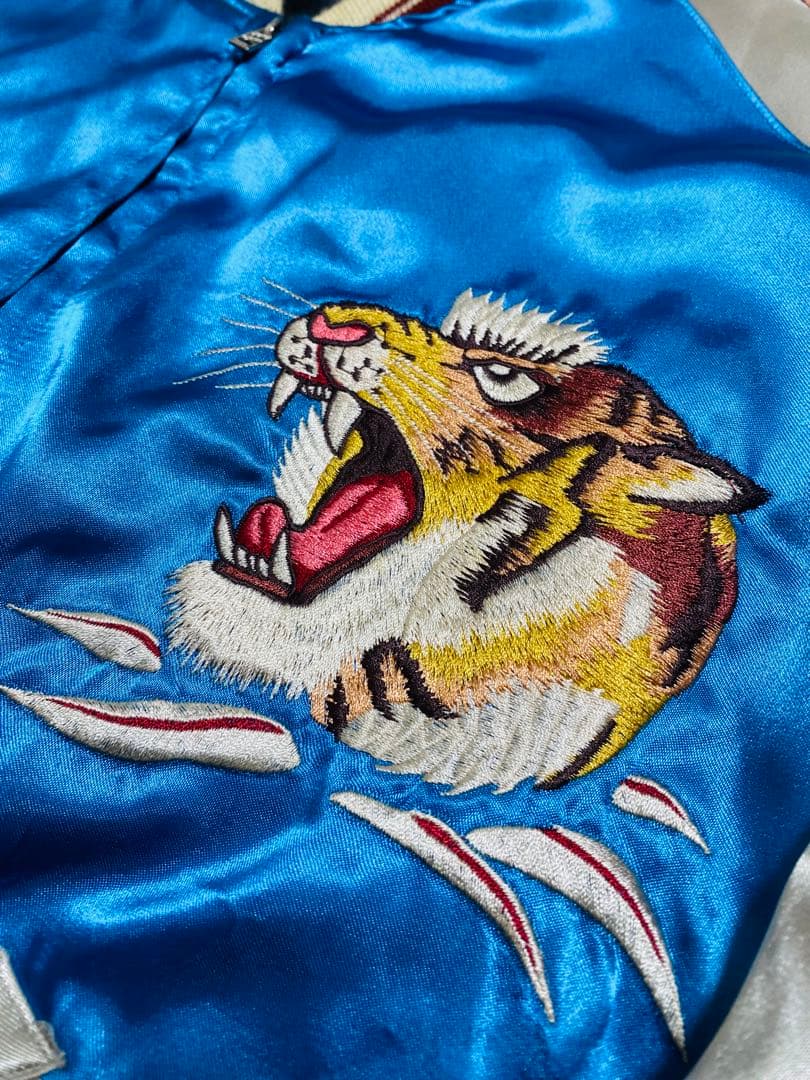 tepeeテーラー東洋 日本限定 スカジャン HAWAII 虎ワシ サテン