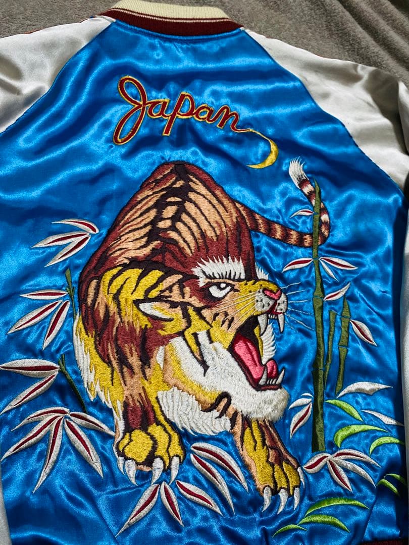 tepeeテーラー東洋 日本限定 スカジャン HAWAII 虎ワシ サテン