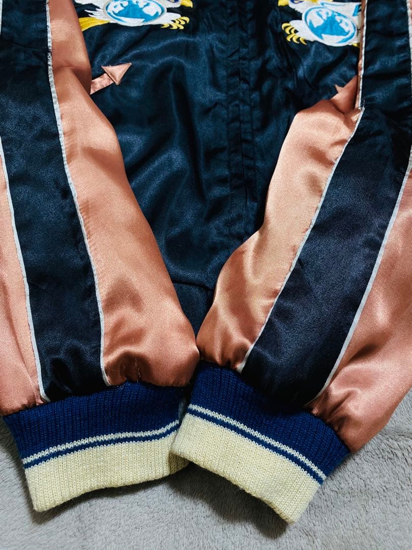 tepeeテーラー東洋 日本限定 スカジャン HAWAII 虎ワシ サテン