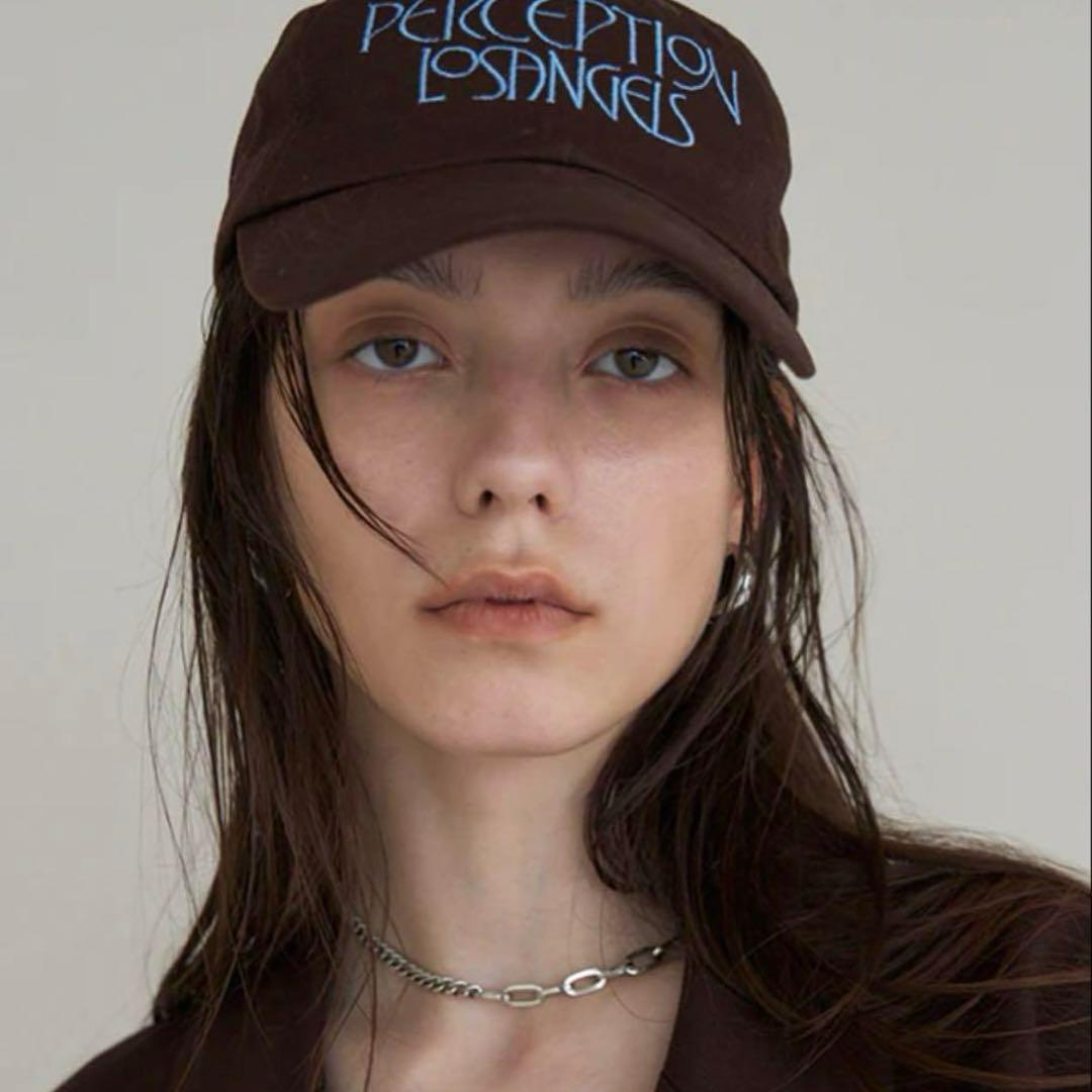 CREDONA クレドナ 【THE C】MESSAGE CAP ブラウン