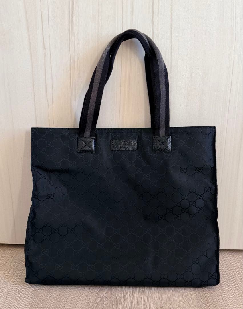 【美品】GUCCI ブラック トートバッグ 保存袋付き