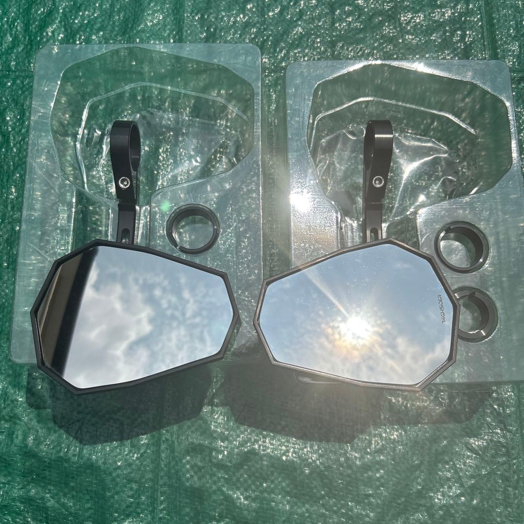 ハイサイダーバーエンドミラー　バーエンド付き