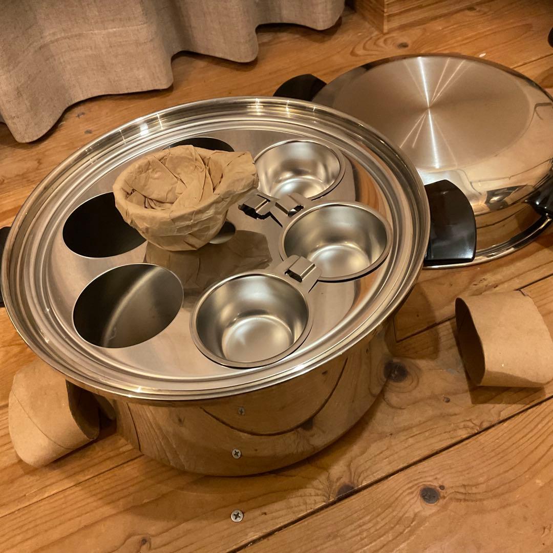 新品！高級 鍋 フライパン シール オ マティック USA ステンレス 無水鍋